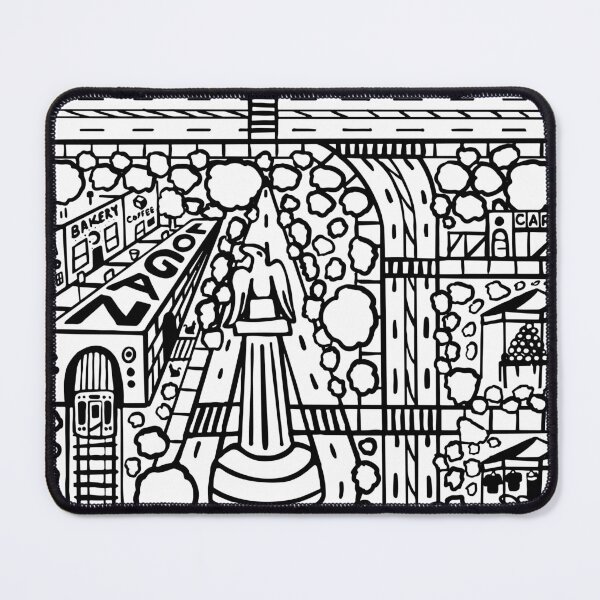 Item preview, Logan Square Chicago designed and sold by Pollen-Design.