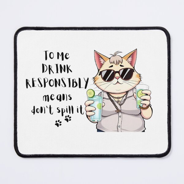 Item preview, Drink Responsibly designed and sold by Paws For Effect.