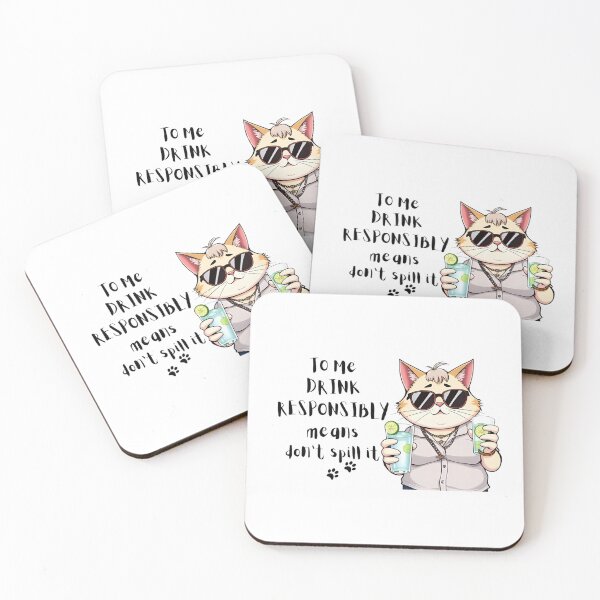 Item preview, Drink Responsibly designed and sold by Paws For Effect.