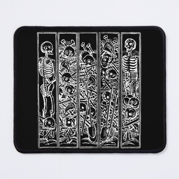 Item preview, Antique Skeleton Gravediggers and Piles of Bones designed and sold by Pixelchicken.