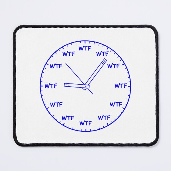 Item preview, WTF O'CLOCK designed and sold by oddwonders.
