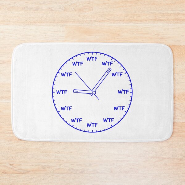 Item preview, WTF O'CLOCK designed and sold by oddwonders.