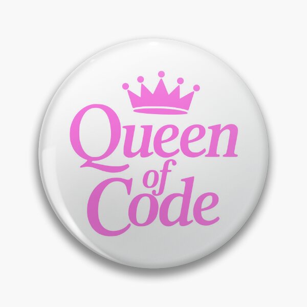 Item preview, Queen of Code! Pink Girlie Coding designed and sold by PMCreative.