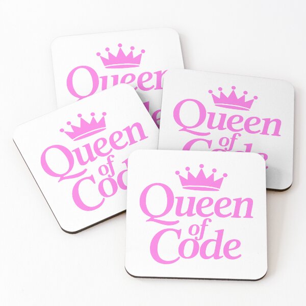 Item preview, Queen of Code! Pink Girlie Coding designed and sold by PMCreative.