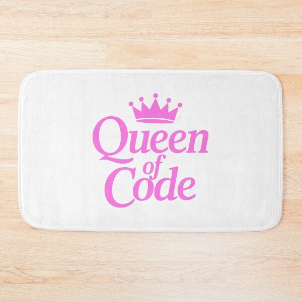 Item preview, Queen of Code! Pink Girlie Coding designed and sold by PMCreative.