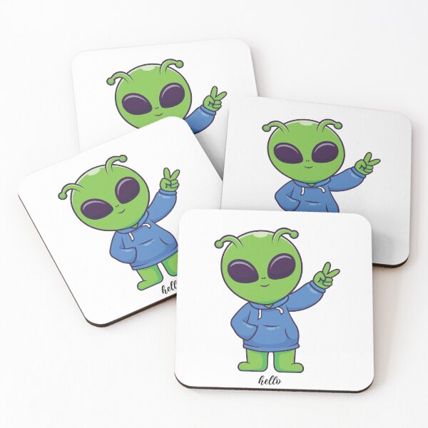 Item preview, alien hello designed and sold by ezgiworkshop.