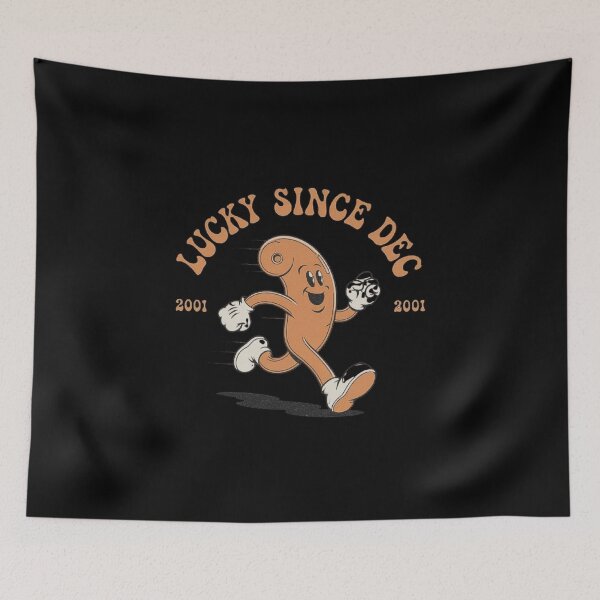 Item preview, Vintage Lucky Cartoon Runner Character – Retro Running Design Since 2001 designed and sold by love3617.