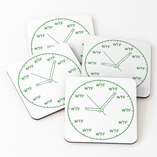 Item preview, WTF O'CLOCK designed and sold by oddwonders.