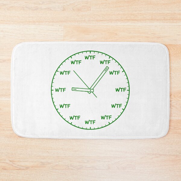 Item preview, WTF O'CLOCK designed and sold by oddwonders.