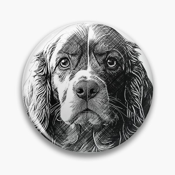 Item preview, Cute cocker spaniel, ink art designed and sold by Marcu Ioachim.