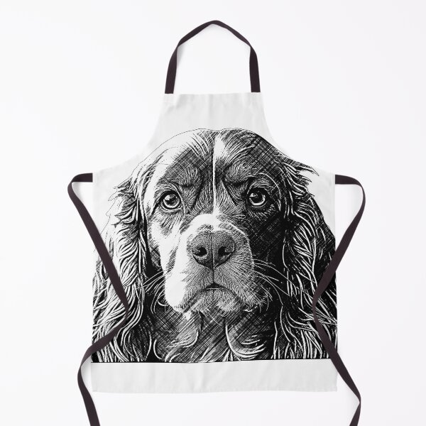 Item preview, Cute cocker spaniel, ink art designed and sold by Marcu Ioachim.