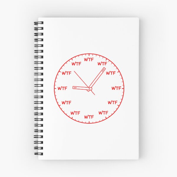 Item preview, WTF O'CLOCK designed and sold by oddwonders.