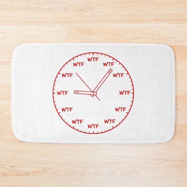 Item preview, WTF O'CLOCK designed and sold by oddwonders.