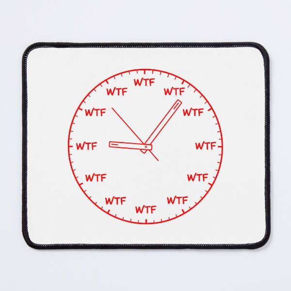 Item preview, WTF O'CLOCK designed and sold by oddwonders.