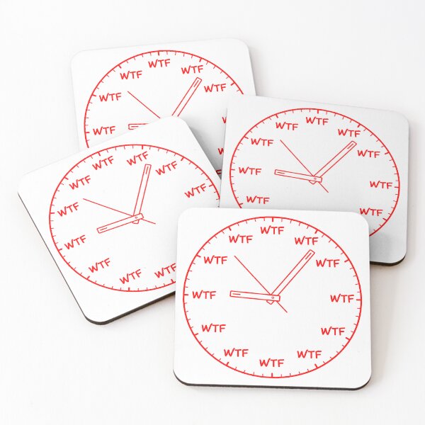 Item preview, WTF O'CLOCK designed and sold by oddwonders.