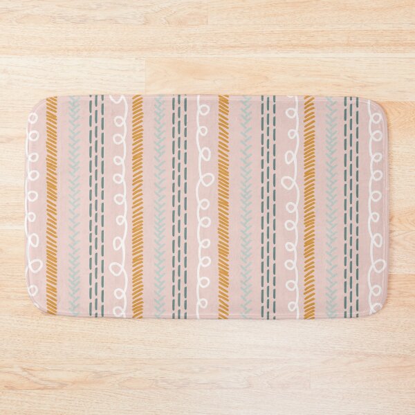 Item preview, Copy of Textured Doodle Stripes - Swirl Dash Herringbone - Soft Light designed and sold by GenAumonier.