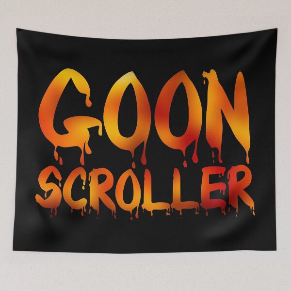 Item preview, Goon Scroller in Hot Orange designed and sold by Memes N Lore .