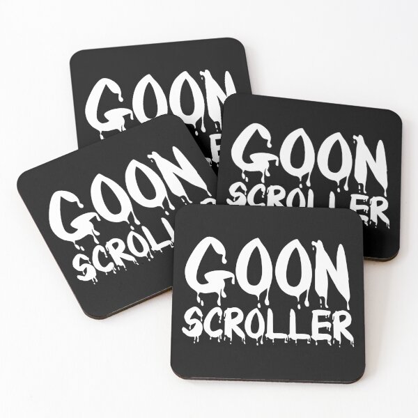 Item preview, Goon Scroller in White designed and sold by Memes N Lore .