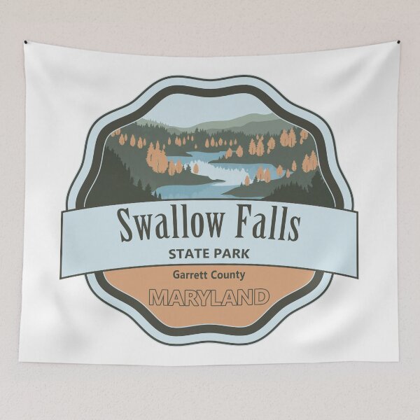 Item preview, Swallow Falls State Park Garrett County, Maryland designed and sold by Wanderful-roads.