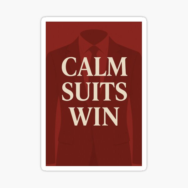 Item preview, Calm Suits Win_alternative designed and sold by FinderSigns.