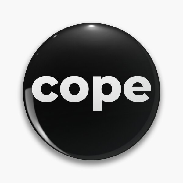 Item preview, Cope in White designed and sold by Memes N Lore .