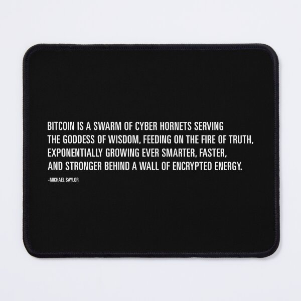 Item preview, Michael Saylor Bitcoin Quote designed and sold by CyberRex.