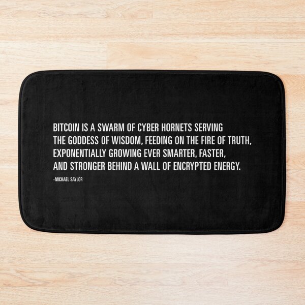 Item preview, Michael Saylor Bitcoin Quote designed and sold by CyberRex.
