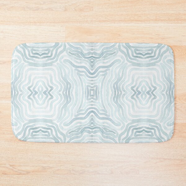 Item preview, Peaceful Ripple Waves - White and Pastel Blue Lines designed and sold by GenAumonier.