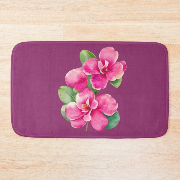 Item preview, Watercolor Pink Adenium Flower Illustration designed and sold by CharmingGarden.
