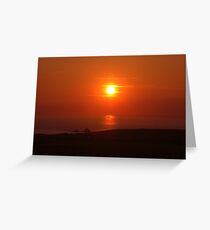 Cornish Sunset Greeting Card