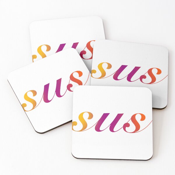 Item preview, Sus in Hot Gradient designed and sold by Memes N Lore .