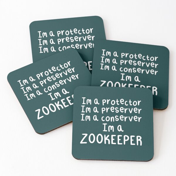 Item preview, Z is for Zookeeper,Funny Zookeeper Design – Humorous Wildlife Care Illustration designed and sold by PrettylittlepastelUk.