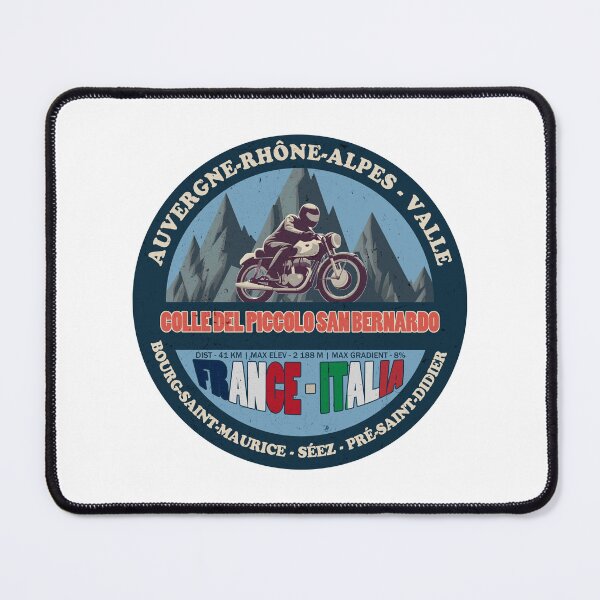 Item preview, Little St Bernard Pass Vintage Badge Colle del Piccolo San Bernardo, France Italia designed and sold by Wanderful-roads.