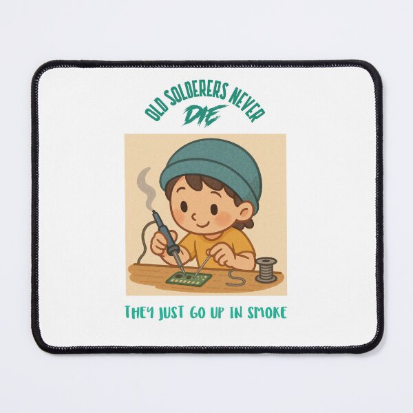 Item preview, Old Solderers Never Die designed and sold by LoveliesbyLaury.