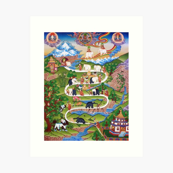 Item preview, The Nine Mental Abidings Buddhist Path of Samatha designed and sold by Onodera.