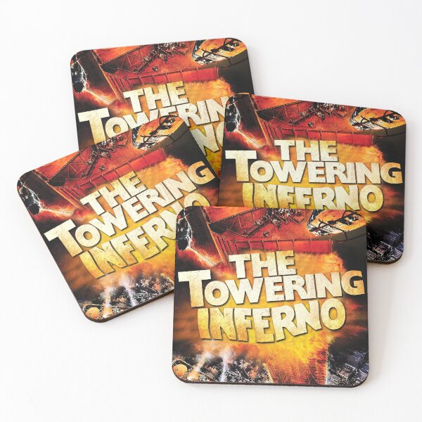Item preview, Towering Inferno Movie Poster HD designed and sold by Retr0Tshirts.