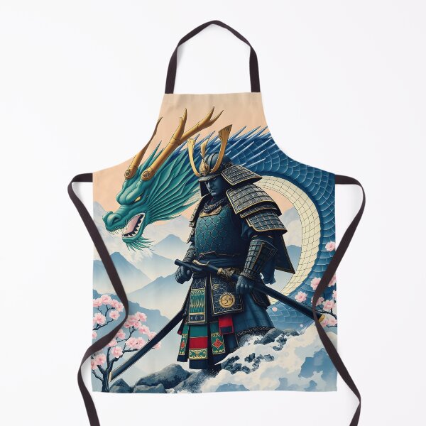 Item preview, Japanese Samurai with Dragon designed and sold by MagneticArts23.