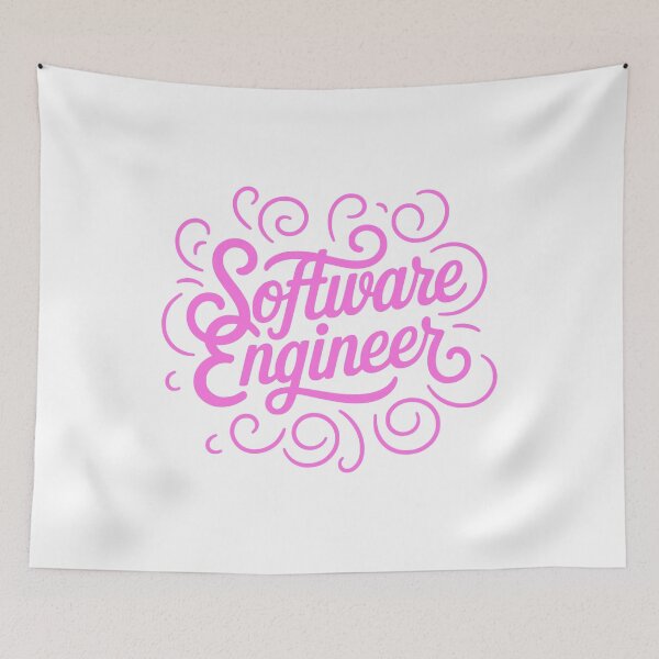 Item preview, Software Engineer! Pink Girlie Coding designed and sold by PMCreative.