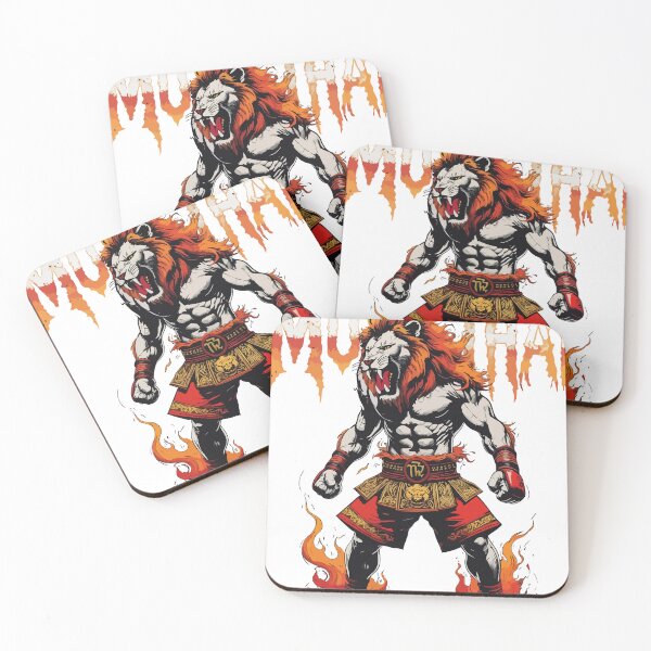Item preview, Fierce Lion Boxer - Muay Thai Art designed and sold by rich4Design.