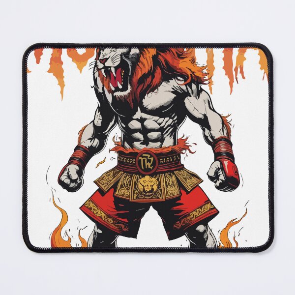 Item preview, Fierce Lion Boxer - Muay Thai Art designed and sold by rich4Design.