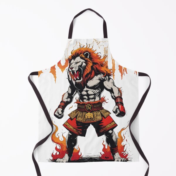 Item preview, Fierce Lion Boxer - Muay Thai Art designed and sold by rich4Design.