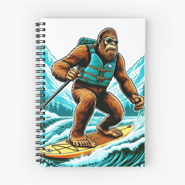 Item preview, Paddle Boarding Bigfoot designed and sold by NativeGraffix.