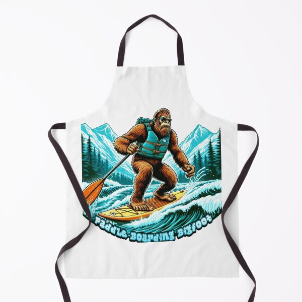 Item preview, Paddle Boarding Bigfoot designed and sold by NativeGraffix.