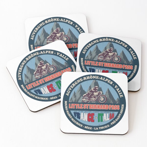 Item preview, Little St Bernard Pass Vintage Badge, France Italia designed and sold by Wanderful-roads.