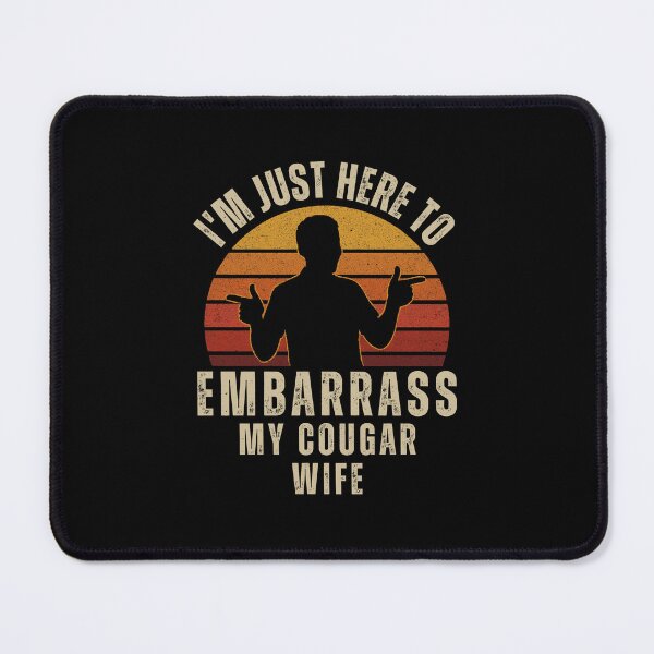Item preview, Funny Retro Cougar Wife Retro Husband designed and sold by MotivaChic.