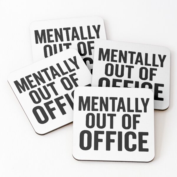 Item preview, Mentally Out of Office Shirt – Relatable Mental Health & Work Life Humor designed and sold by MAF_Merch.