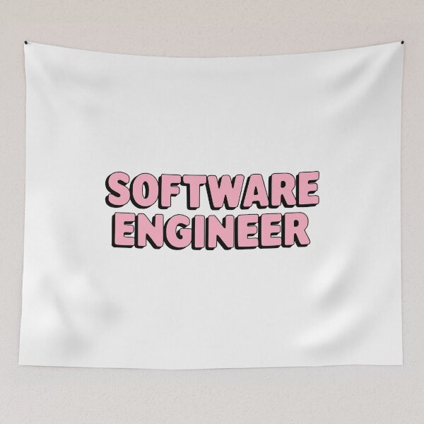 Item preview, Software Engineer! Pink Girlie designed and sold by PMCreative.