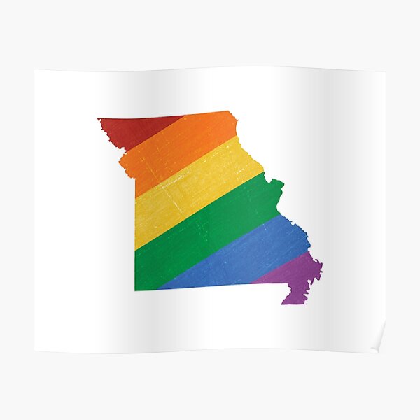 "Missouri Pride" Poster by marenmisner Redbubble