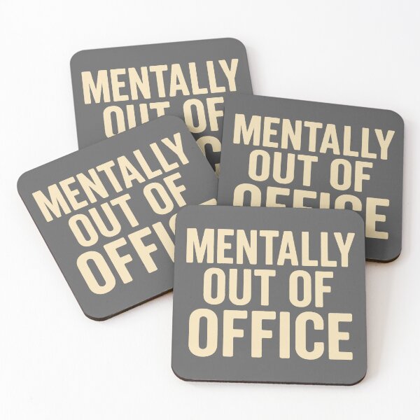 Item preview, Mentally Out of Office Shirt – Relatable Mental Health & Work Life Humor designed and sold by MAF_Merch.