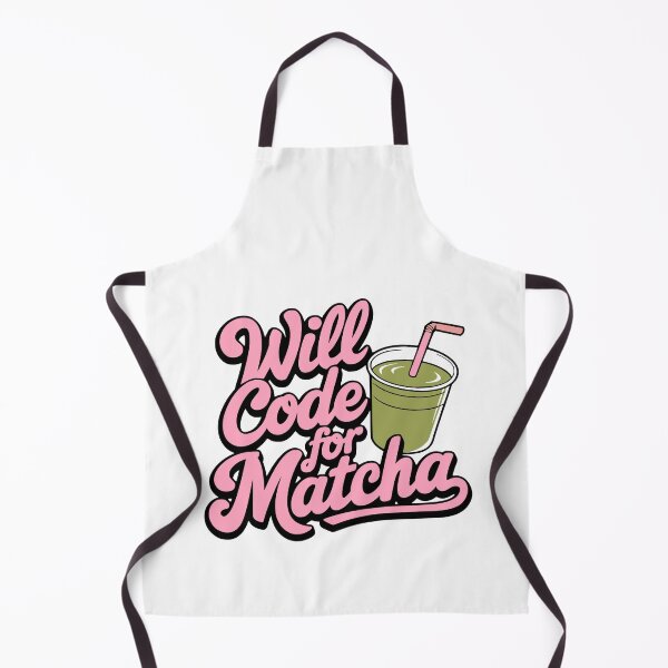 Item preview, Will Code For Matcha! Pink Matcha Coding designed and sold by PMCreative.